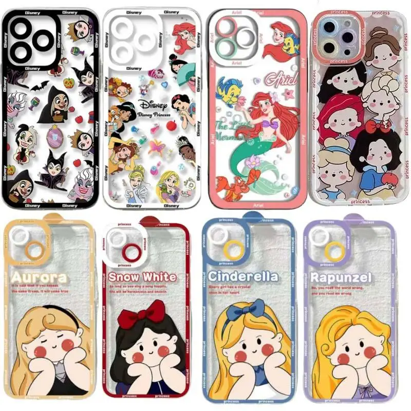 Case Cover for Realme C53 C55 C67 C63 C33 C30 C35 C51 C21Y C25Y C20 C21 7i 8i 9i 9 10 12 Pro Plus 8 9 Pro 5G Shell Clear Disney