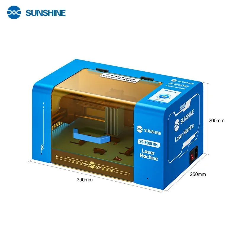 SUNSHINE Mini Laser Machine LCD Screen Disassembly Tool for iPhone X-17PM Series Screen Bracket Removal and Back Glass Tool