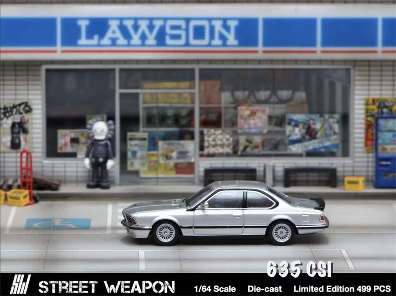 

SW 1:64 635 CSI Silver limited499 Diecast Model Car