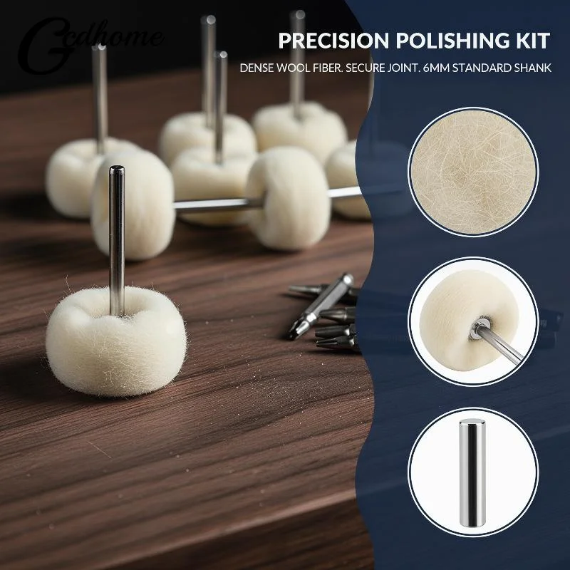 

Efficient Mini Abrasive Disc 10Pcs 3mm Shank Buffing for Quick and Smooth Finishing Applications