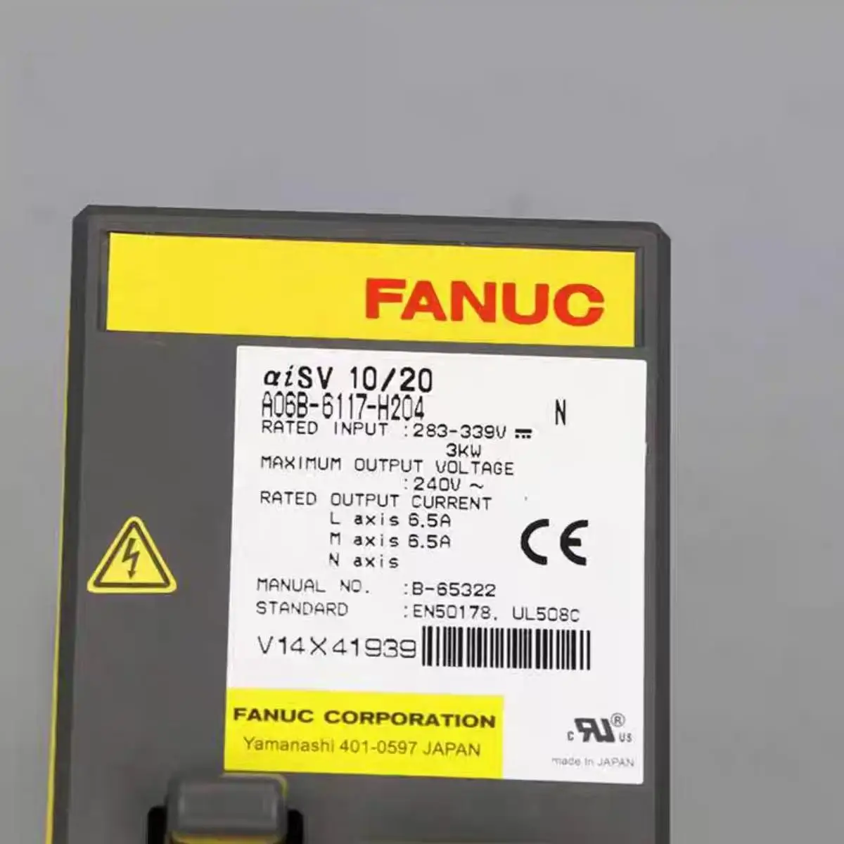 New A06B-6117-H204 Fanuc drive warranty 12 months