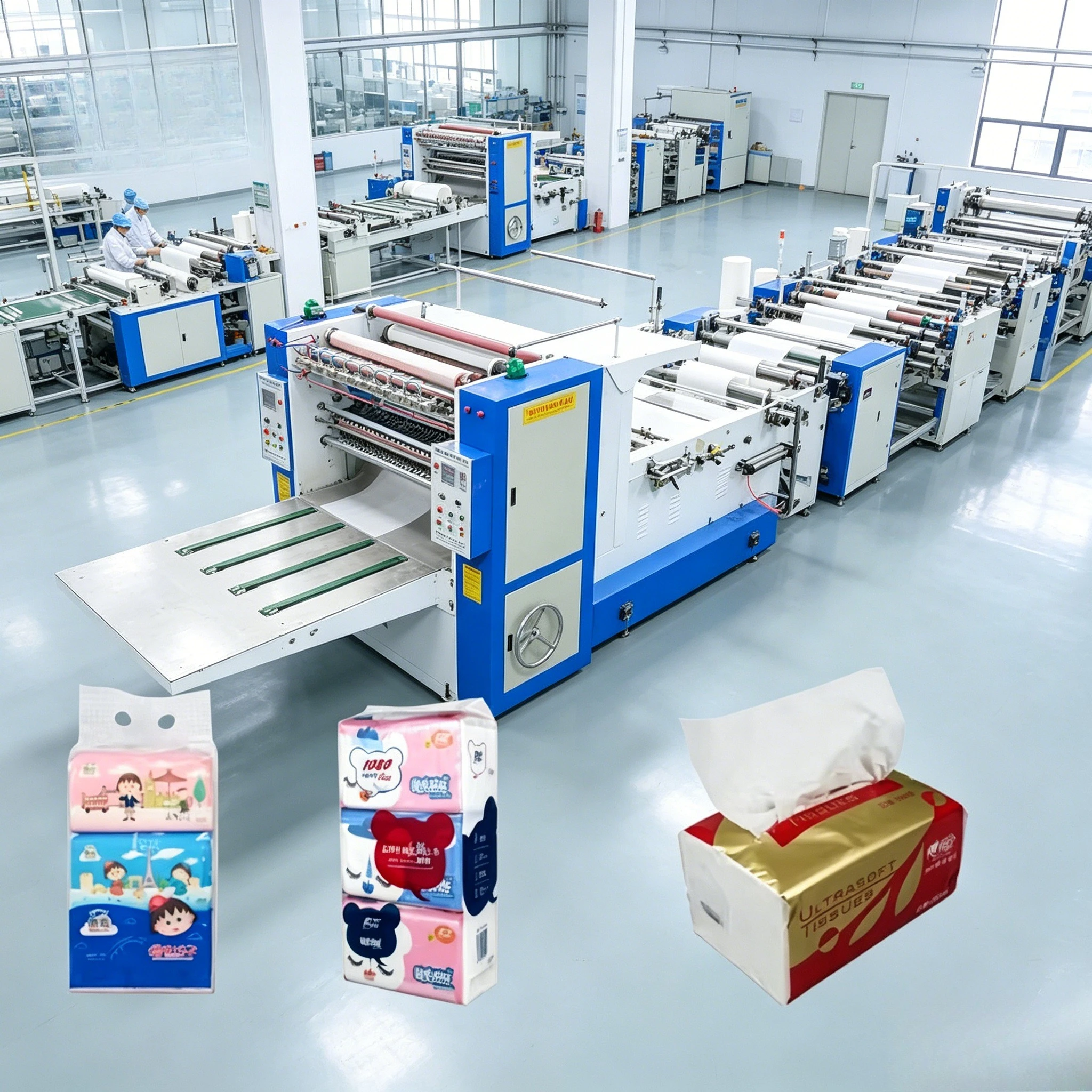 Small Business Mini Face Tissue Production Machine High Efficiency Paper Making Equipment Price Pakistan Customized