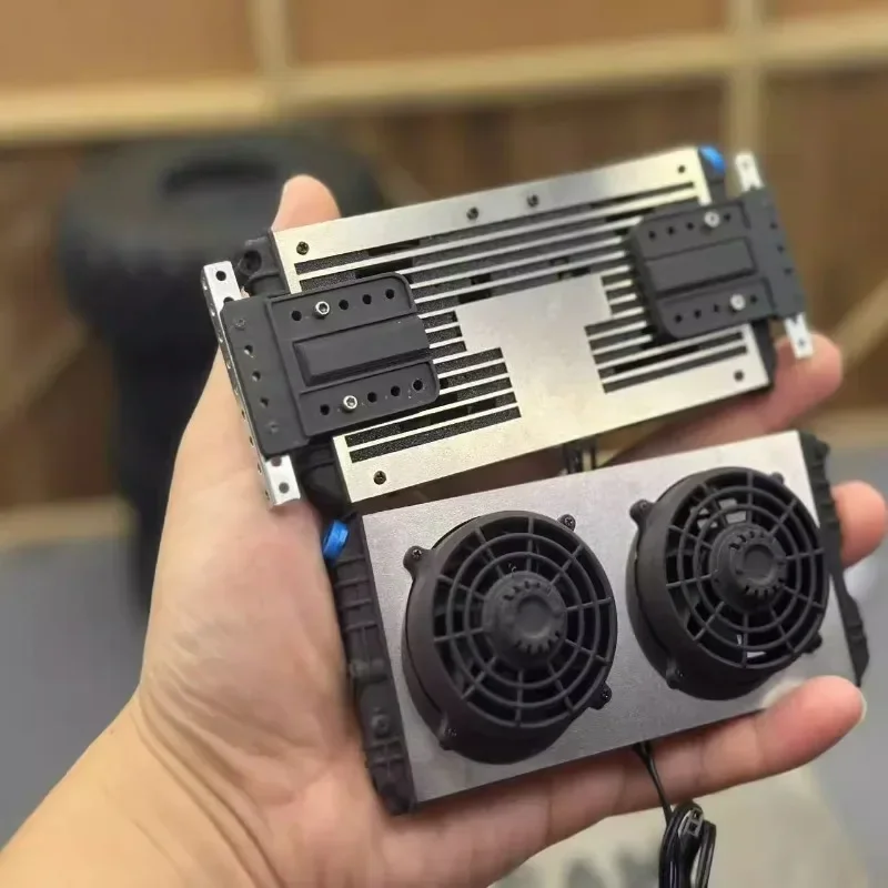 1 مجموعة مقلد مروحة التبريد الديكور ل 1/10 RC الزاحف سيارة Traxxas بطاقة قصيرة المدافع محوري RC4WD اكسسوارات