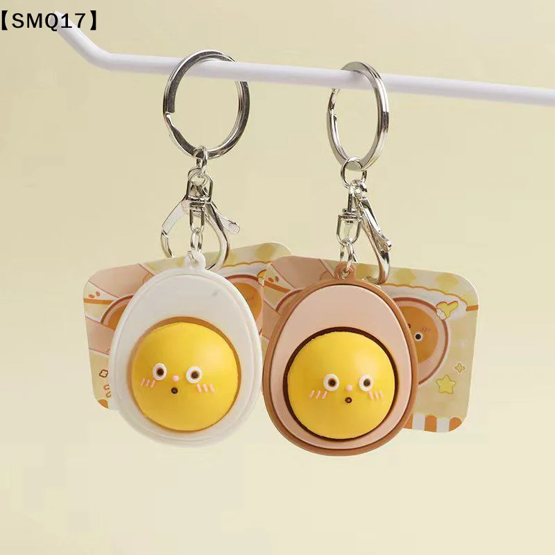 Bread Keycap Stress Relief Clicker Keychain Mechanical Keyboard Button Decompress Fingertip Keyring【SMQ】