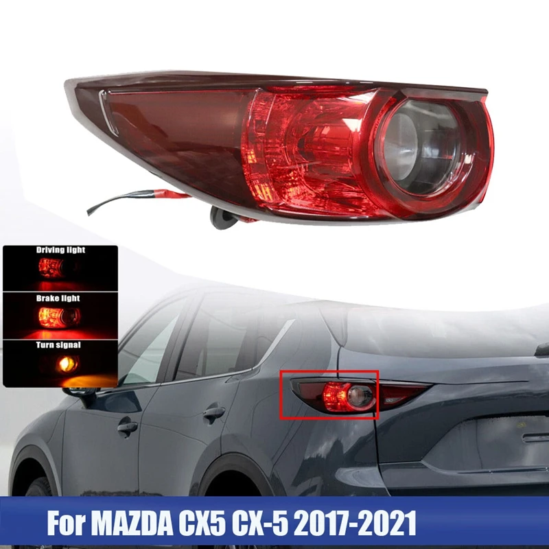 Zespół tylnego światła tylnego do Mazda CX5 CX-5 2017-2021 Światło drogowe Lampa kierunkowskazu Hamulec Stop Lampa tylna