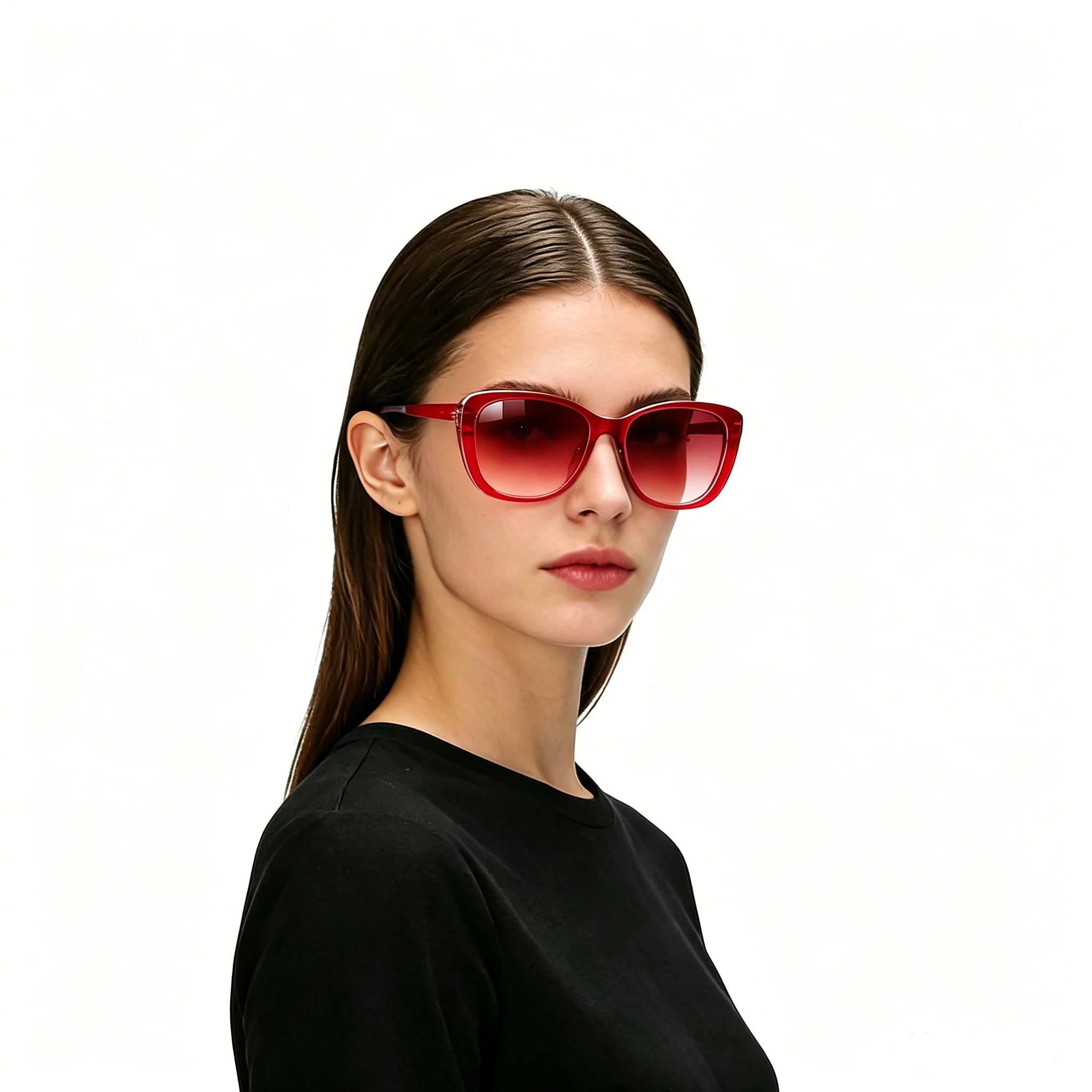 Fashion Women Color Changing Polarized Sunglasses Smart Lens Eye Protection Trendy Design for Party Leisure Street Wear T516