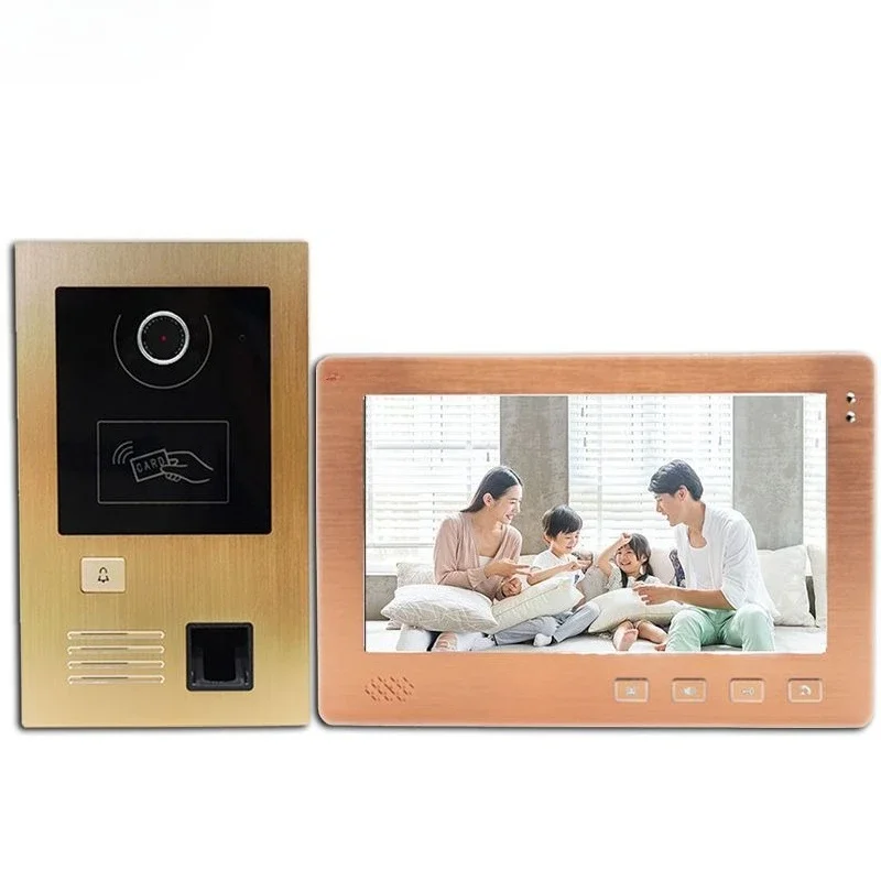 10-Inch video intercom doorbell villa home access control intelligent color video two-way call wired security system