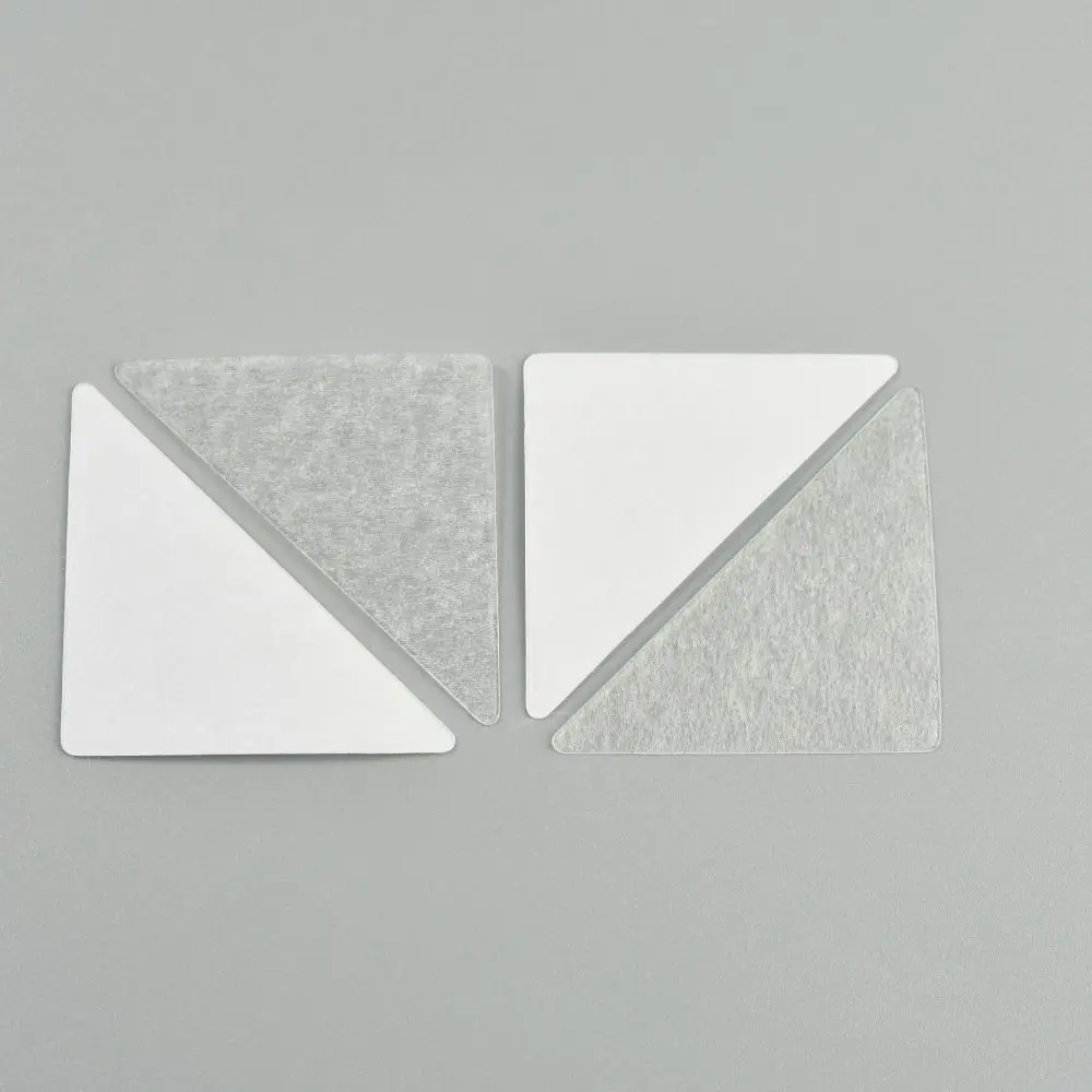 50PCS Practical PVC Collar Fixed Pads Self Adhesive Anti-roll Stand Collar Shaper Invisible Shirt Styling Tape Women Men