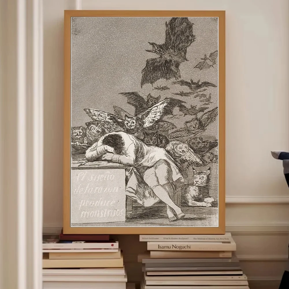 خمر القوطية الرعب قماش جدار الفن الظلام الأكاديمية طباعة الفيكتوري المكابري هالوين الديكور غرفة ديكور ديكور المنزل #2