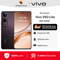 Vivo V50 Lite 4G Smartphone,EU Version,Snapdragon 685 5200mAh Battery 90W Charging 6.77″ 120Hz AMOLED Display 50MP Camera