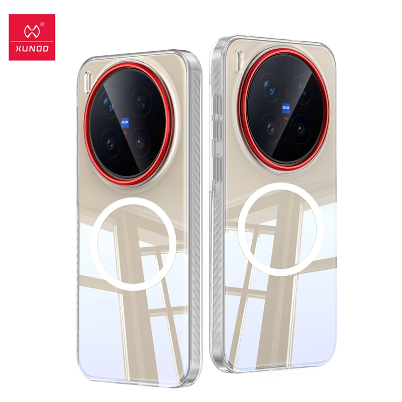 

Xundd Case For VIVO X300 Pro Magnetic Shockproof Ultra-thin PC Transparent Protection Phone Cover