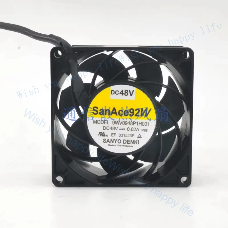 

V+ 1PCS FOR Sanyo 9WV0948P1H001 DC48V 0.82A 9CM 9038 Cooling Fan