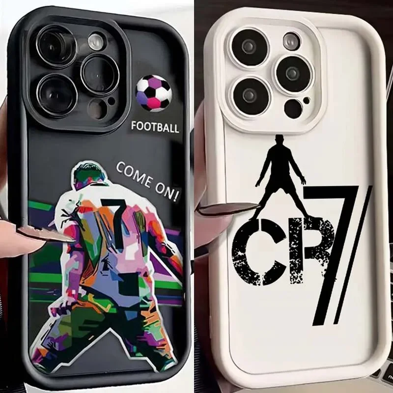 Mr Football C-cR7-R-Ronaldos Case For Infinix Note 30 40 Pro Zero 30 Hot 50 30 Smart 8 9 TECNO 20 Cover Funda Shockproof