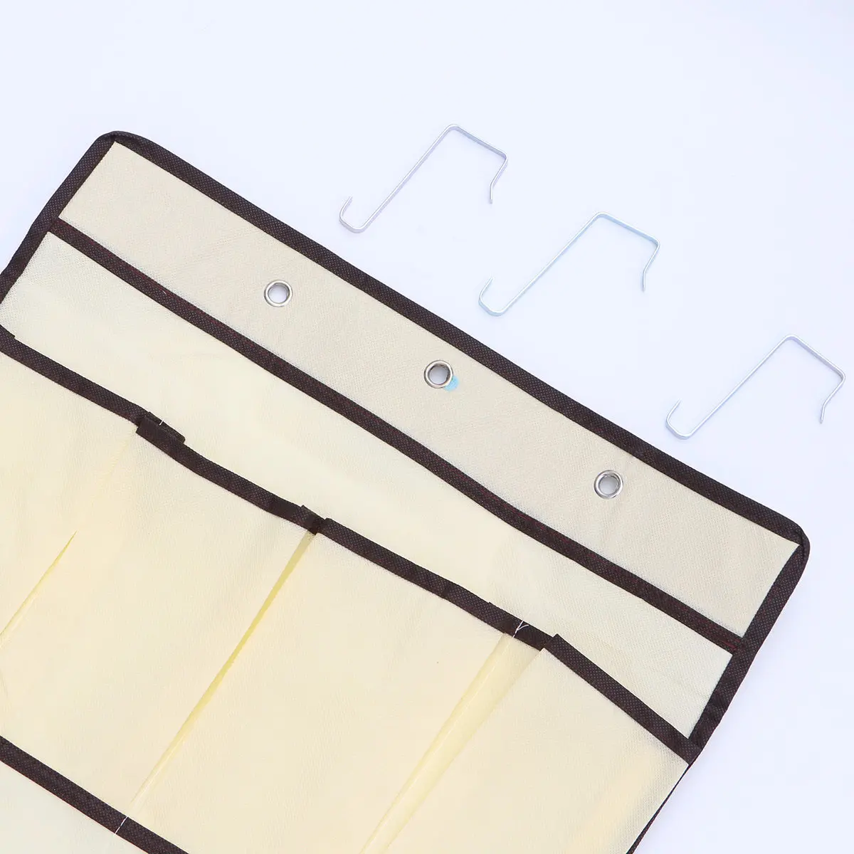 

20 Pockets Over The Door Shoe Organizer Hanging Storage Bag for Shoes Sandals Accessories Kitchen Pantry Bathroom Closet Space