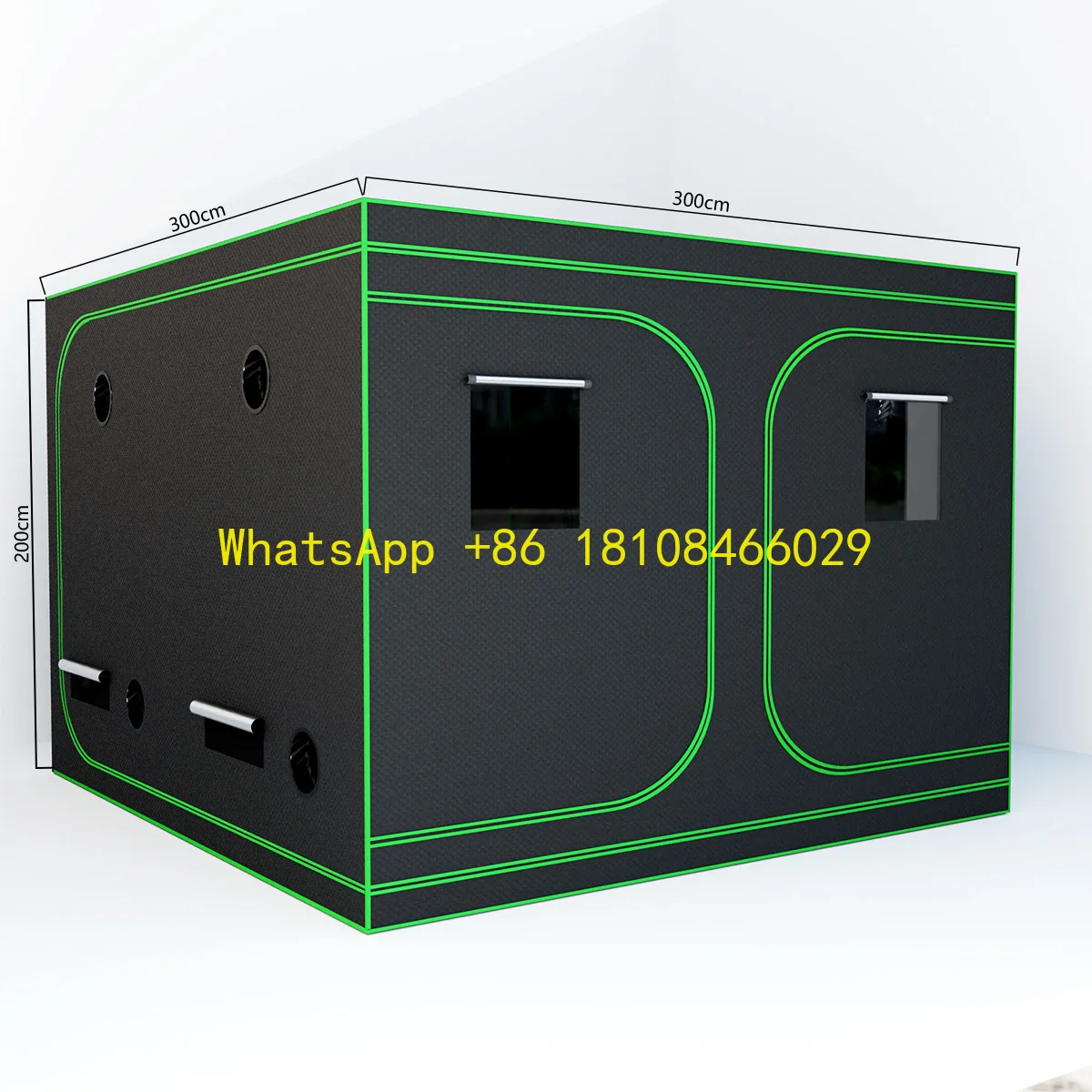 

Tents With Window For Indoor Plants Growing Professional Manufacturer 600D Oxford Fabric 10x10ft 300*300*200cm Grow