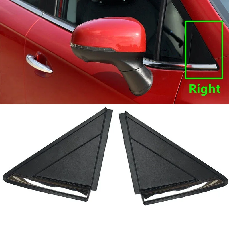 Car Parts Rearview Mirror Side Front Triangle Cover Assembly Rear Door Window Sealing Cap For JAC S3