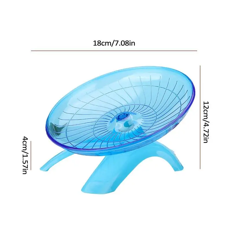 أداة رياضية للركض على شكل عجلة للركض على شكل فئران وعجلة للركض أداة للتدريب على الهامستر الصامتة لصحن طائر جيربيل أداة للركض من الأكريليك للحيوانات الأليفة