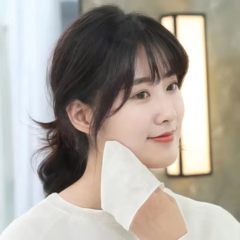 منشفة وجه للاستعمال مرة واحدة، منشفة تنظيف لصالونات التجميل، ملحقات الحمام، منشفة يد من الألياف الدقيقة (نمط مسطح)