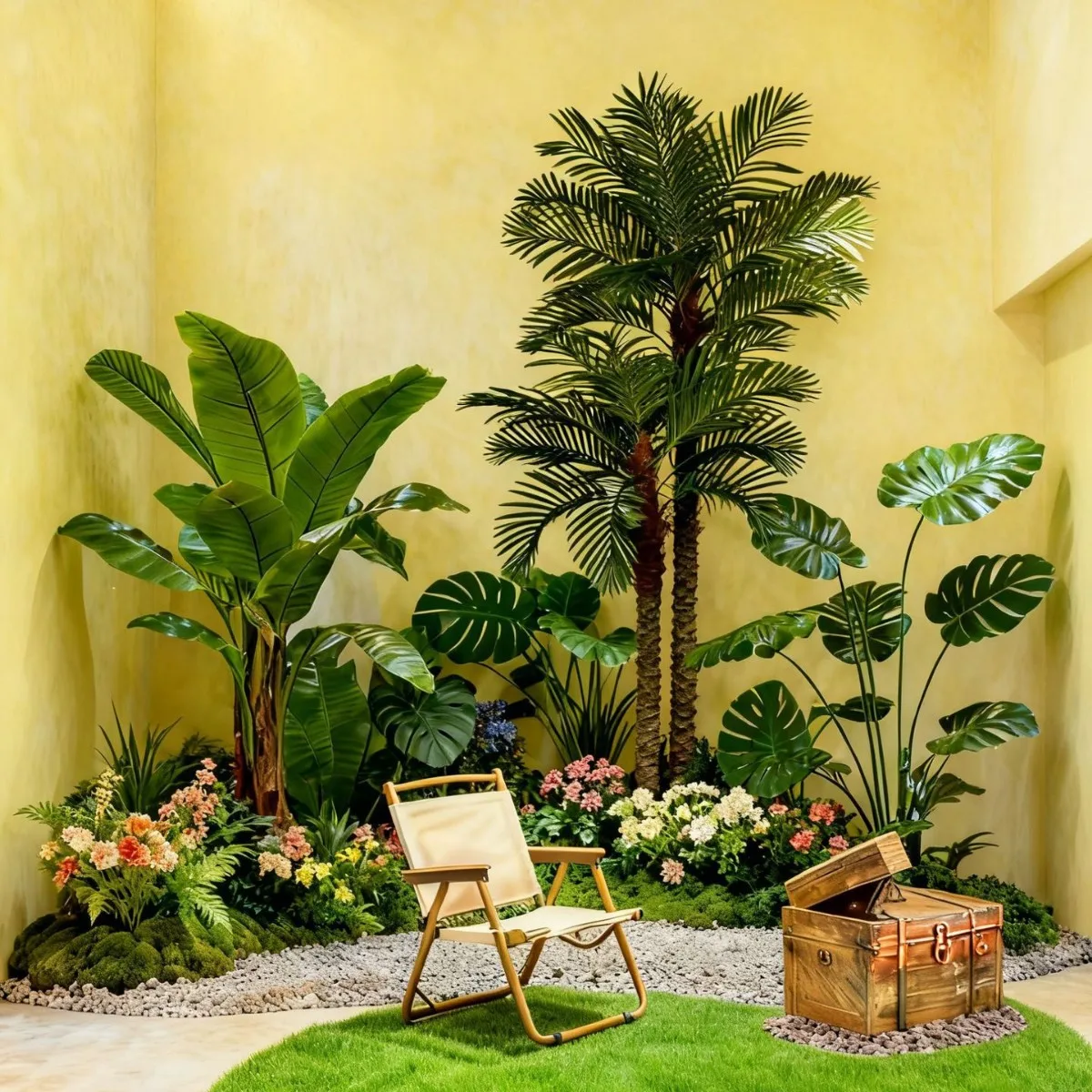 

Высококачественное искусственное декоративное дерево: имитация гавайской пальмы, искусственное растение, искусственное дерево