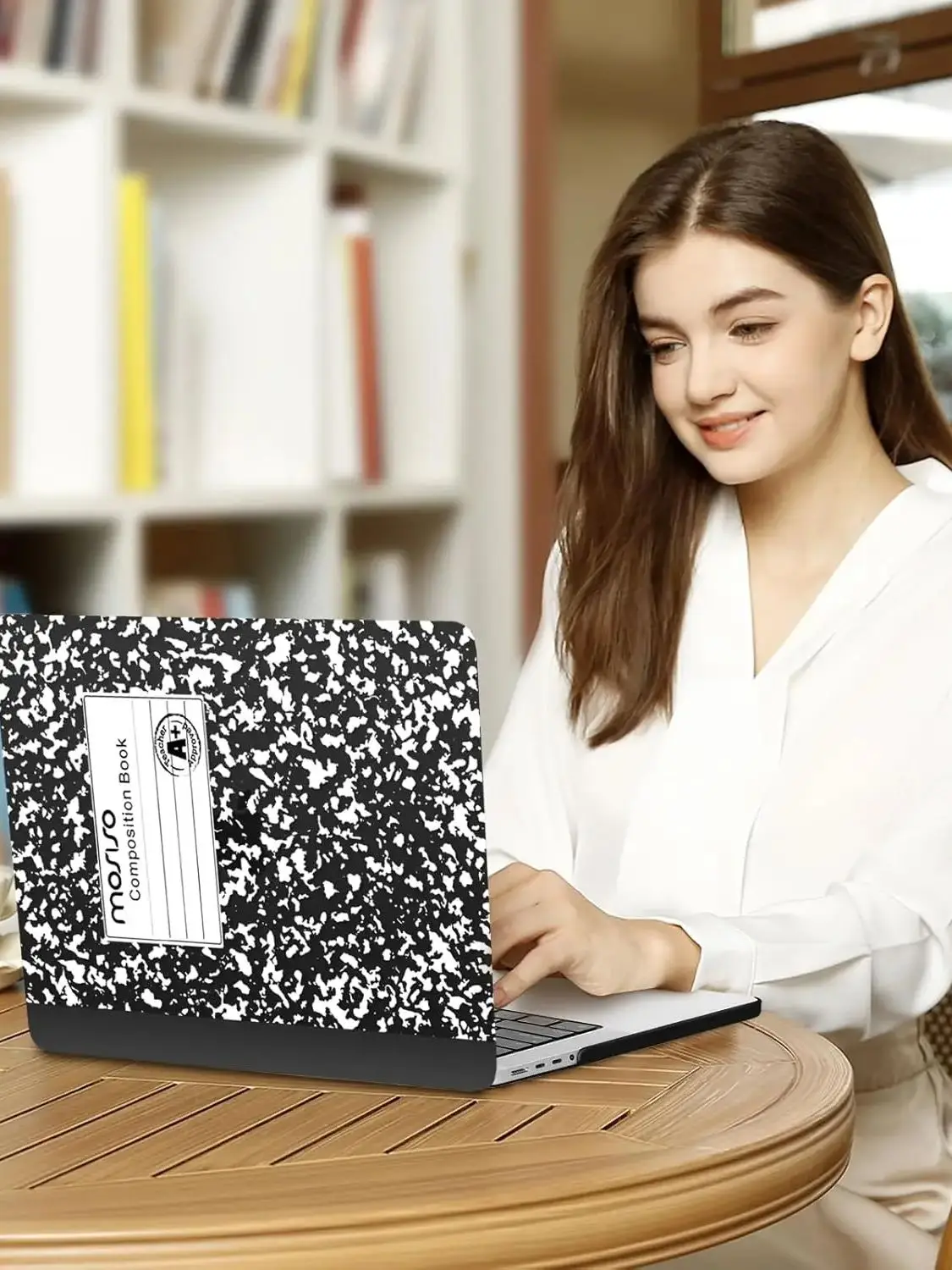 MOSISO Etui na laptopa MacBook Air 13 13.6 cala A3240 A3113 A2681 Macbook Pro 14 M5, twarde plastikowe obudowy, personalizowane etui na zamówienie — zdjęcie produktu 6