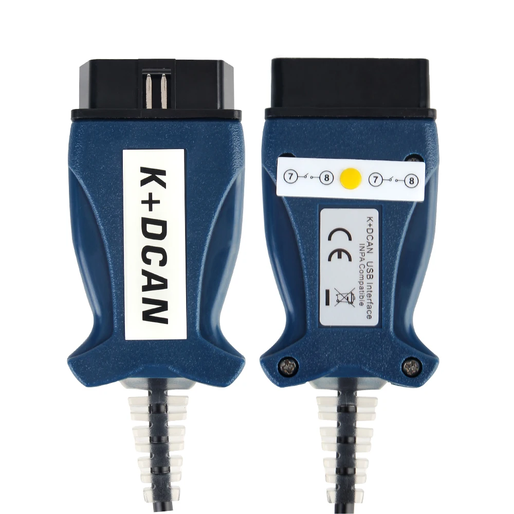 

Car OBD2 Scanner K+CAN Diagnostic Tools FTDI FT232 Chip with Switch Code Reader INPA Cable for BMW E46 E60 E87 E Chassis