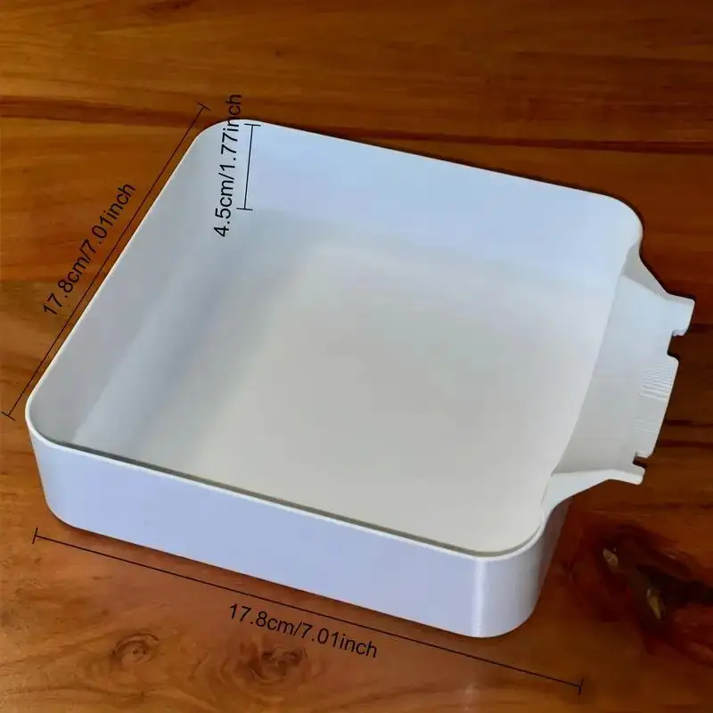 1Pc For Cleaning Lint Filters Water Catch Tray Stops Floor Spills Washing Machine Drainage Tray 3D Printing Drain Funnel Tray