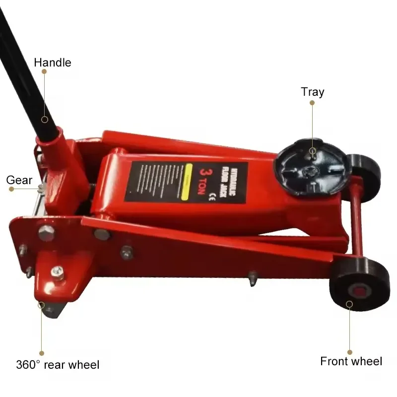 High Quality 3 Ton Fast Lifting Hydraulic Floor Jack 2 Ton Car Jacks for Vehicle Maintenance