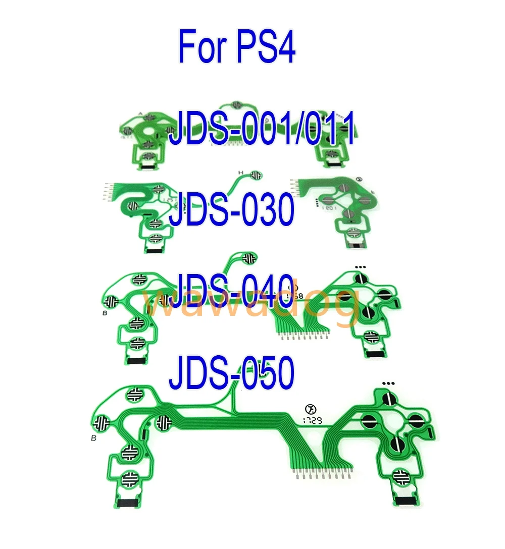 100pcs For PS4 Por Slim Controller Conductive Film Conducting Film Keypad Flex Cable JDS 050 040 030 011