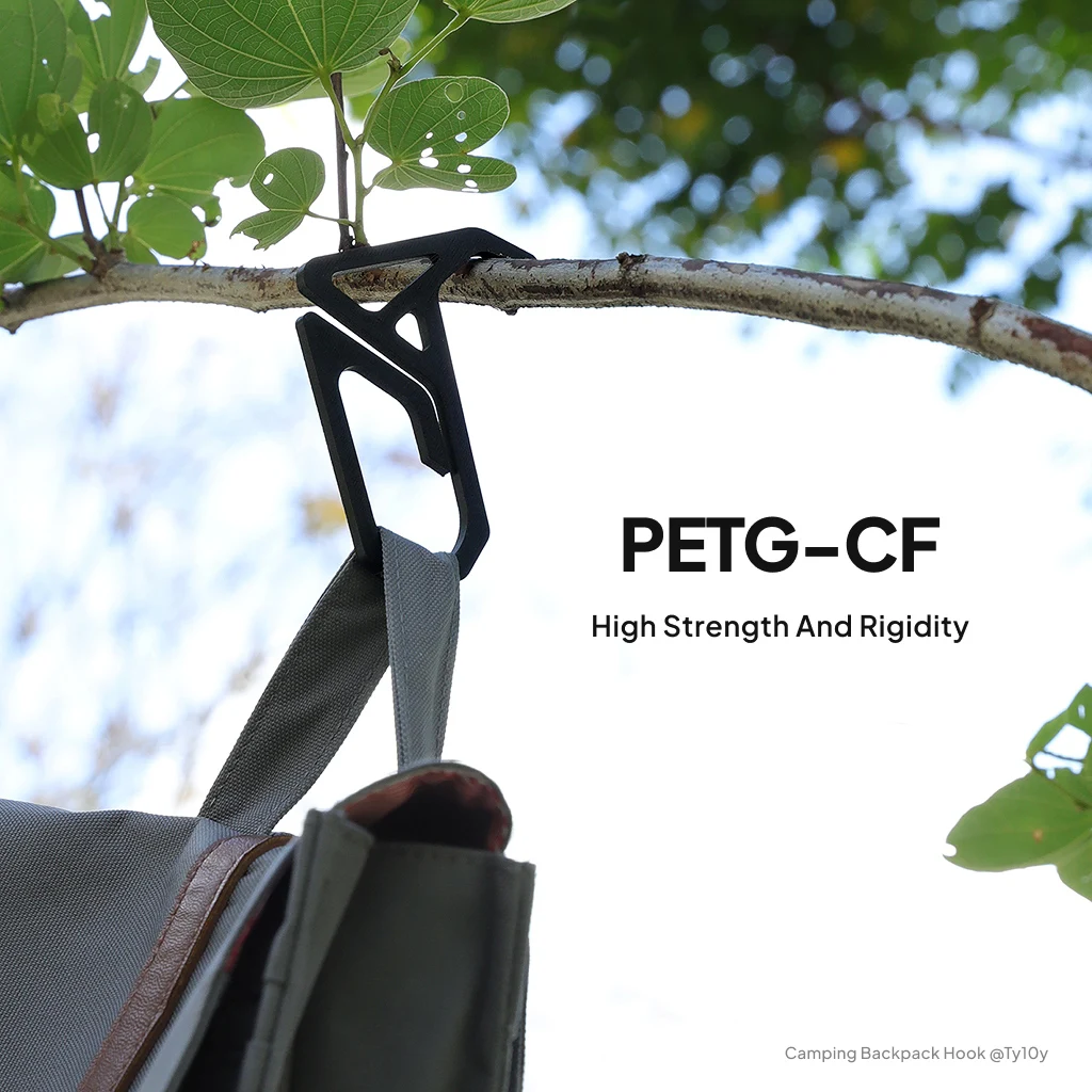 

﻿ ELEGOO PETG-CF Филамент из углеродного волокна PETG, 1.75 мм, серый, 1 кг, высокопрочный и жесткий, для 3D-печати, подходит для большинства FDM-принтеров