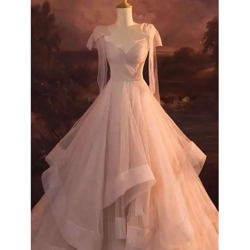 

Light Luxury Dress Immortal Evening Gown Dress For Women High-end Feeling 18-year-old Coming Of Age Ceremony Art Examination