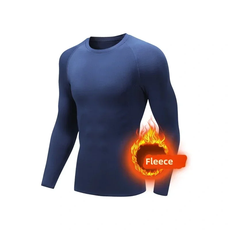 Men Winter Thermal Underwear Top Warm Inner Wear Thermal Shirt Blouse Man Compression Shirt Sports First Layer Thermo Clothes