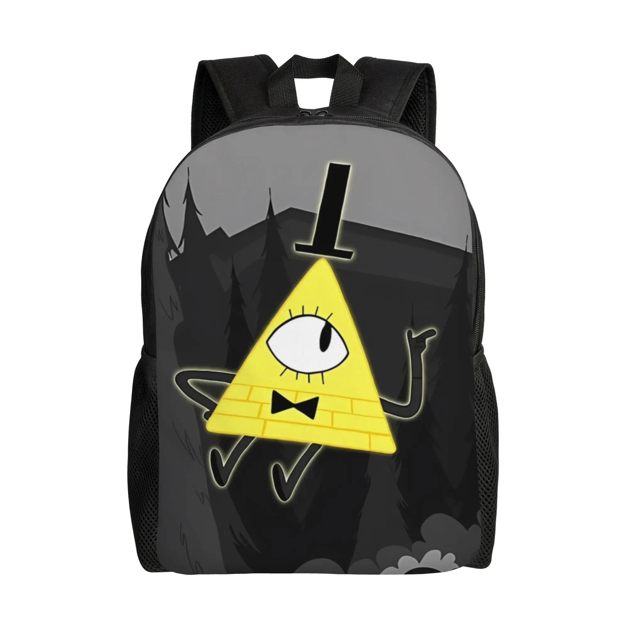 

Back to school season Bill Cipher Knapsack Gravity Falls Men Women Adult Personalised Backpack
