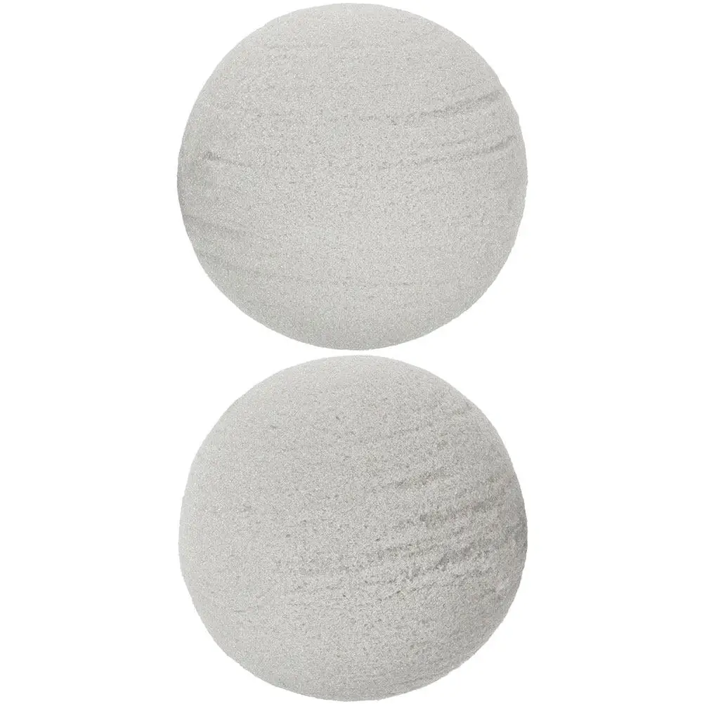 2Pcs Wedding Floral Foam Balls Dry Round Spherical Foam Blocks for Fresh Flower Arrangements Garden Decor Vase Filler