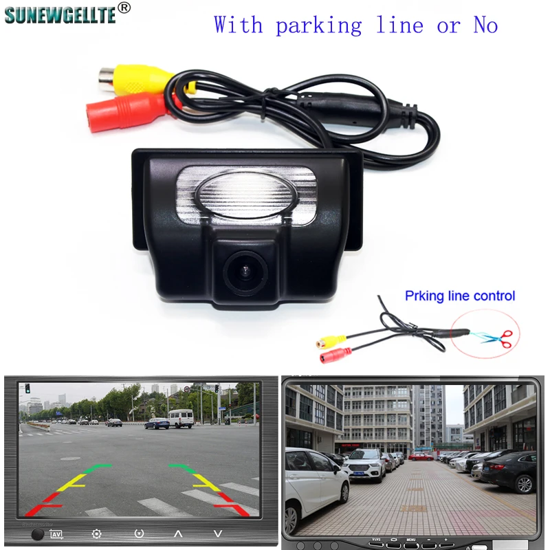 Dynamic Trajectory Parking Line Car Reverse Rear View Camera For Nissan Teana Bluebird Maxima Sylphy Tiida Paladin Suzuki SX4