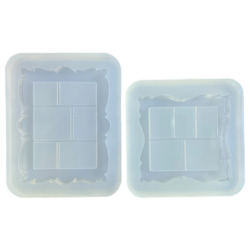 

Silicone Mold for Crafting Photo Frame Easy to Clean Frame Mold Flexible Moulds for Craft Enthusiasts R3MC