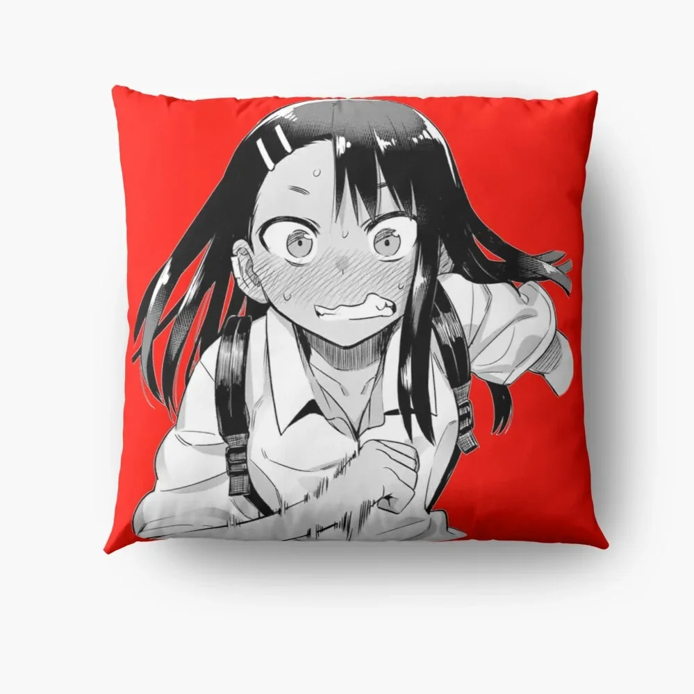 

Ijiranaide Nagatoro San Nagatoro Manga Pattern Pillow Case Fashion Cushion Car Sofa Home Office Decor Home Decor