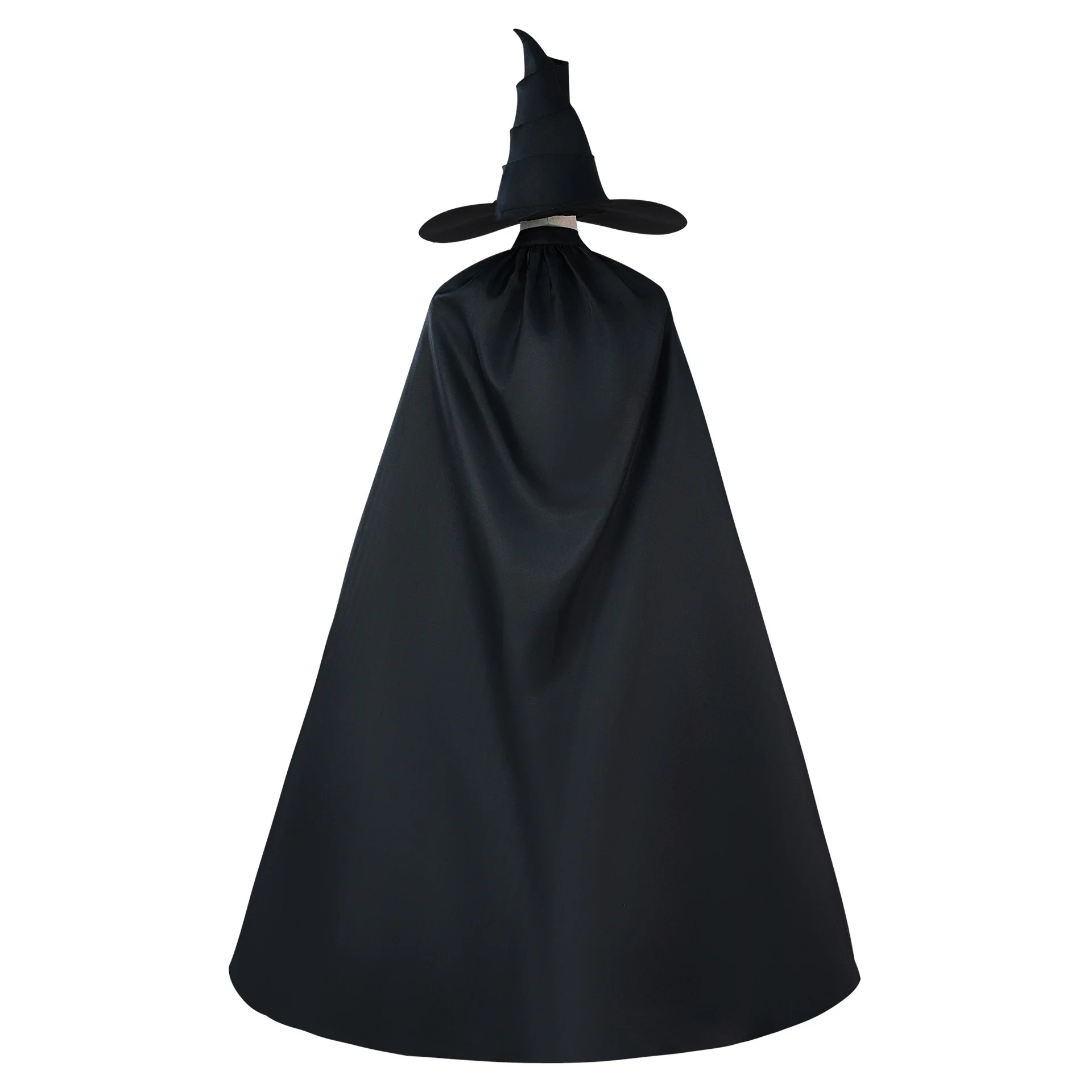 Movie Wicked Part One Elphaba Glinda Cosplay Costumes Witch Princess Dress Halloween Roleplay Costume Hat Cloak Set Accessory