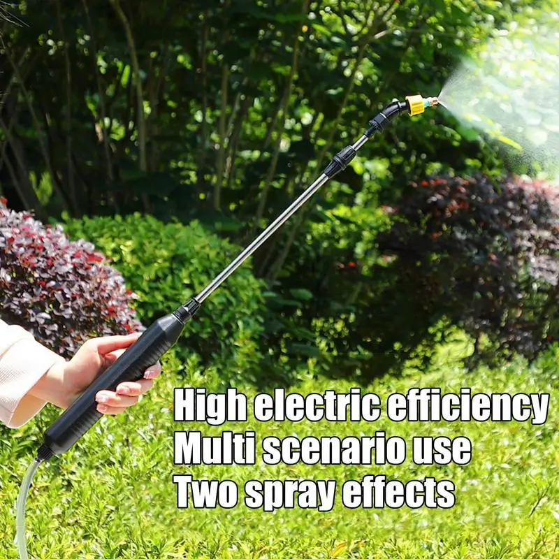 Garden Watering Spray Gun USB Automatic Electric Sprayer Nozzle Sprinkler Garden Plant Mister Watering Spray Irrigation Tool