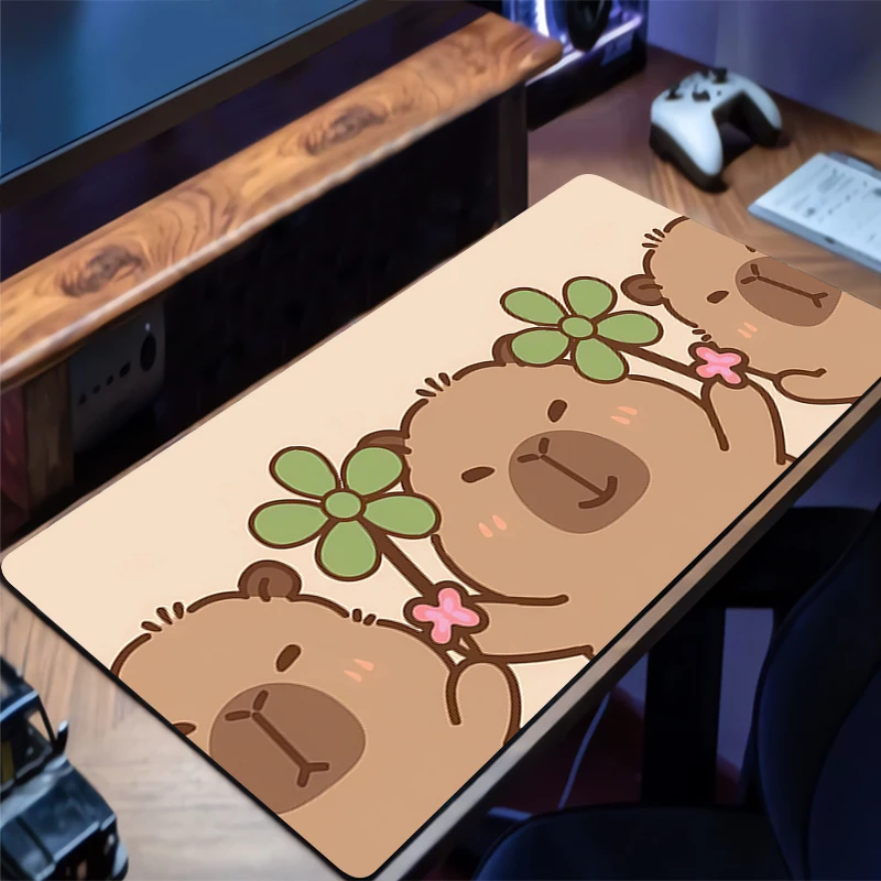 

Mouse Pad Laptop Non-slip Esports Office Laptop Desk Mat Capybara Game Player Mousepad Mini PC Accessories Keyboard Pad