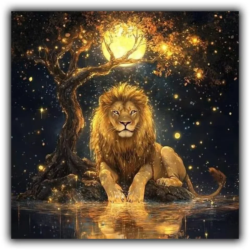

Animals Lion DIY Jigsaw Puzzle Home Decor Adults Puzzle Games Family Fun Puzzles Educational Toys for Kids