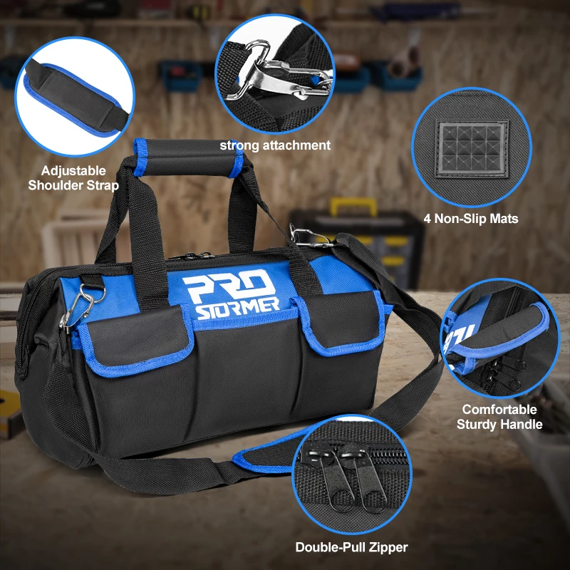 Waterproof Electrician Tool Bag Fixed Tool Bag Belt Working At Height  Multifunction Professional Maintenance By PROSTORMER