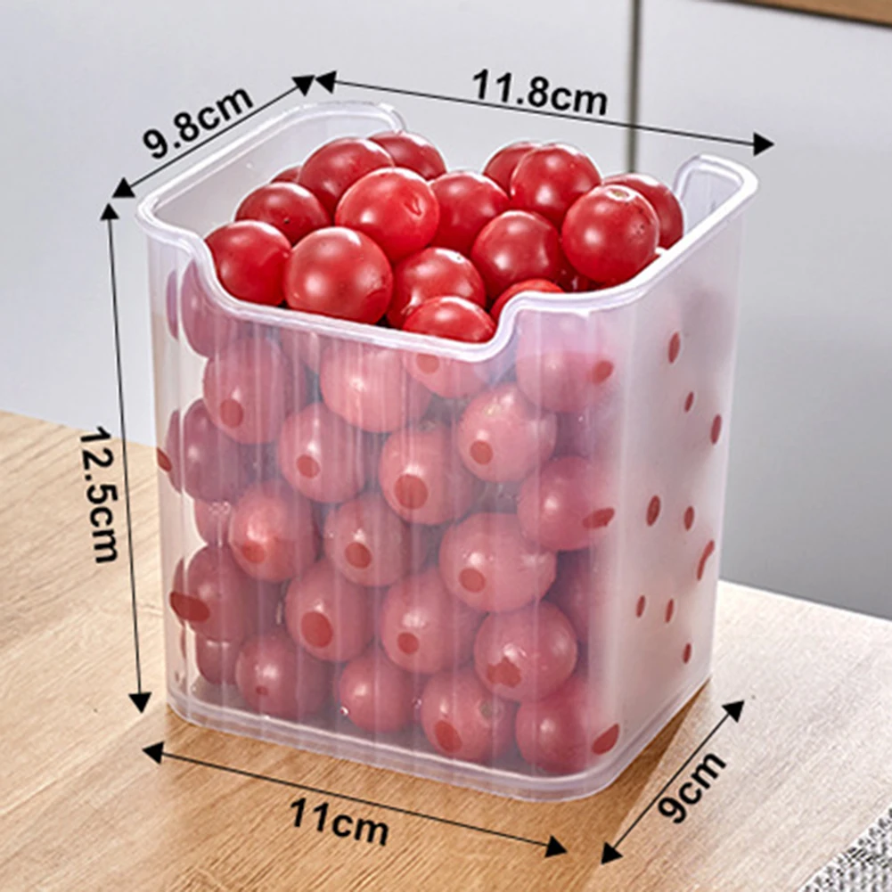 Simple Refrigerator Side Door Storage Box Saving Space Refrigerated Storage Case For Snack Storage