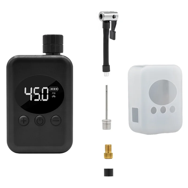 

YHOLI-Portable Mini Electric Air Pump Bicycle Tire Inflator With Valves Suitable For Road Bike And Motorcycle