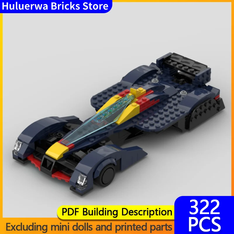 

Speed Racing Car Model MOC Building Bricks X2010 Formula Racing Modular Technology Gifts Holiday Assemble Children Toys Suit