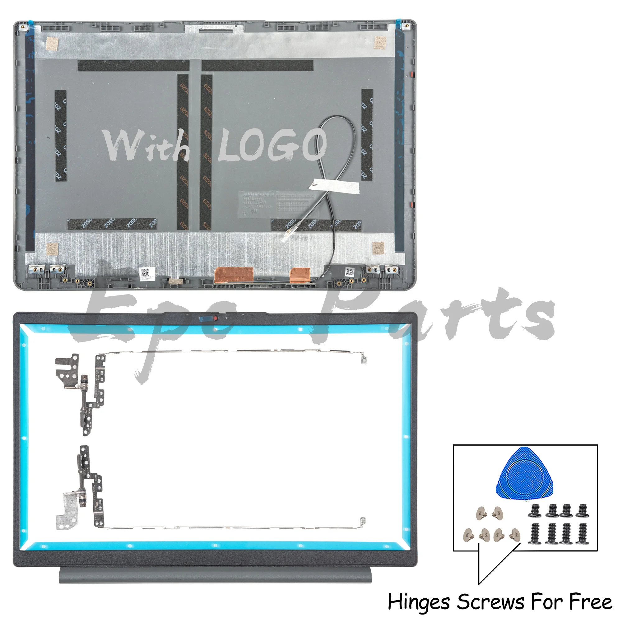 Epc Parts For Ideapad 15S 3 15ADA6 3 15ALC6 3 15ITL6 2021 LCD Back Cover+Bezel+Hinges Plastic Parts Repair 15.6inch