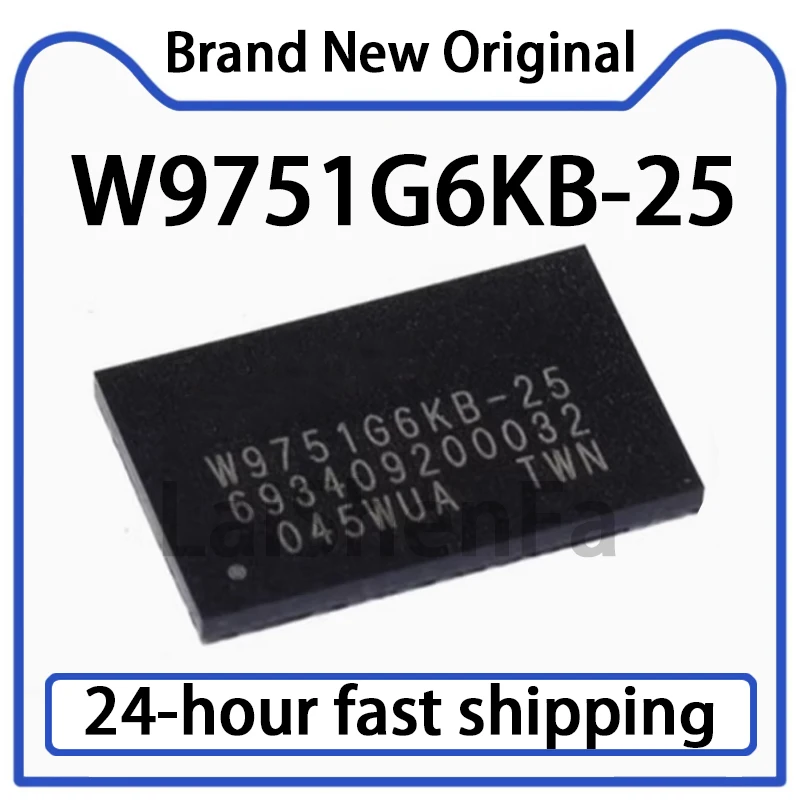 1PCS W9751G6KB-25 Package WBGA-84 512Mbit RAM Memory Chip Original Stock