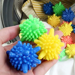 10Pcs/bag Laundry Ball For Household Cleaning Washing Machine Clothes Softener Silicone PVC Reusable Cleaning Ball