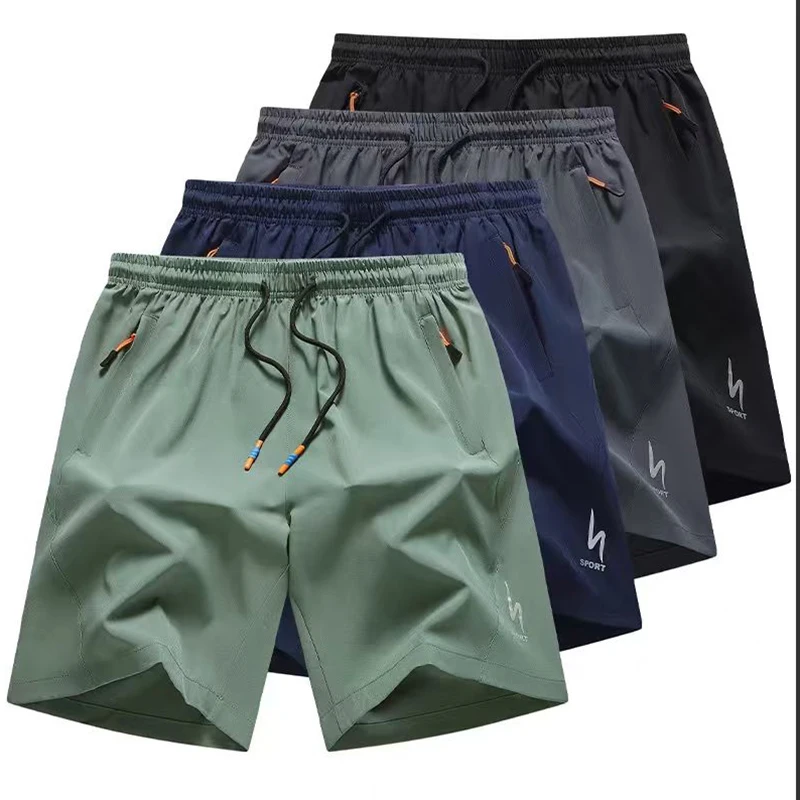 Topkwaliteit zomersportshorts voor heren, nieuwe comfortabele kleding met elastische taille, ademende korte broek voor heren - afbeelding 2