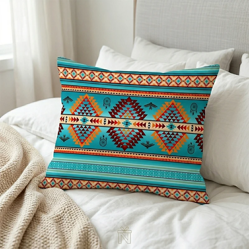 

Floral Linen Pillow Case Premium Natural Flax Cushion Cover Minimalist Sofa Bedroom Living Room Home 2026 Non-embroidery