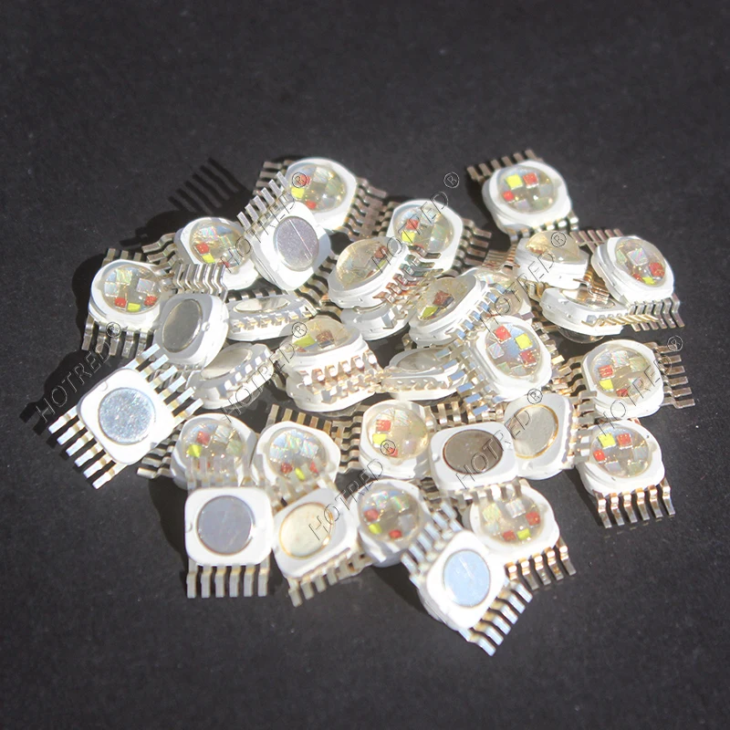 1-100pcs 3W 4W 5W 6W 15W 18W High Power LED RGB RGBW RGBWY RGBWYV 4pin 6pin 8pin 10pin 12pin Colorful Chip Stage lights Source